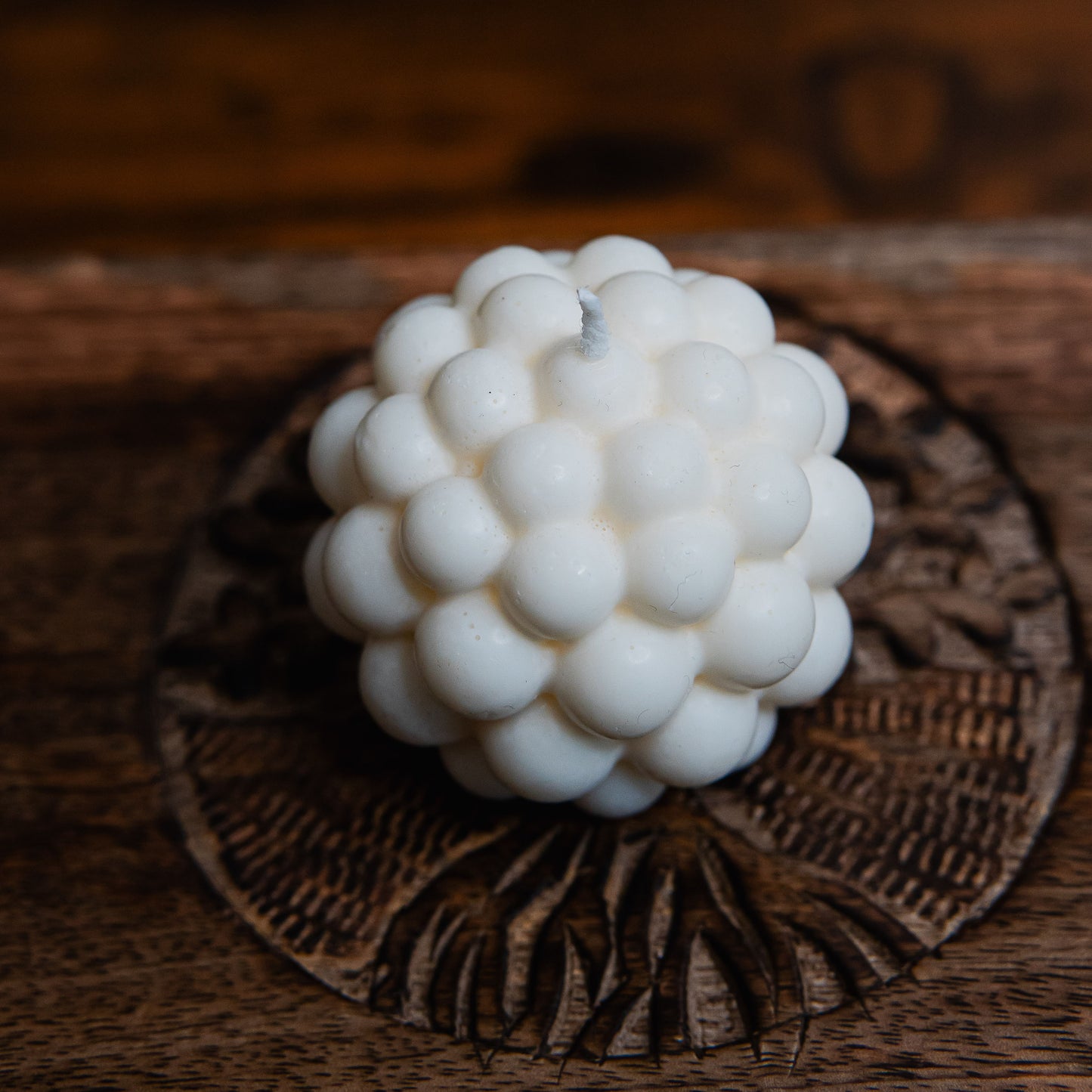 Bubbles Candle round shaped - Cute Scented candles