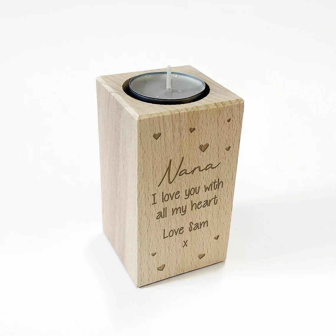 Wooden Tealight holder