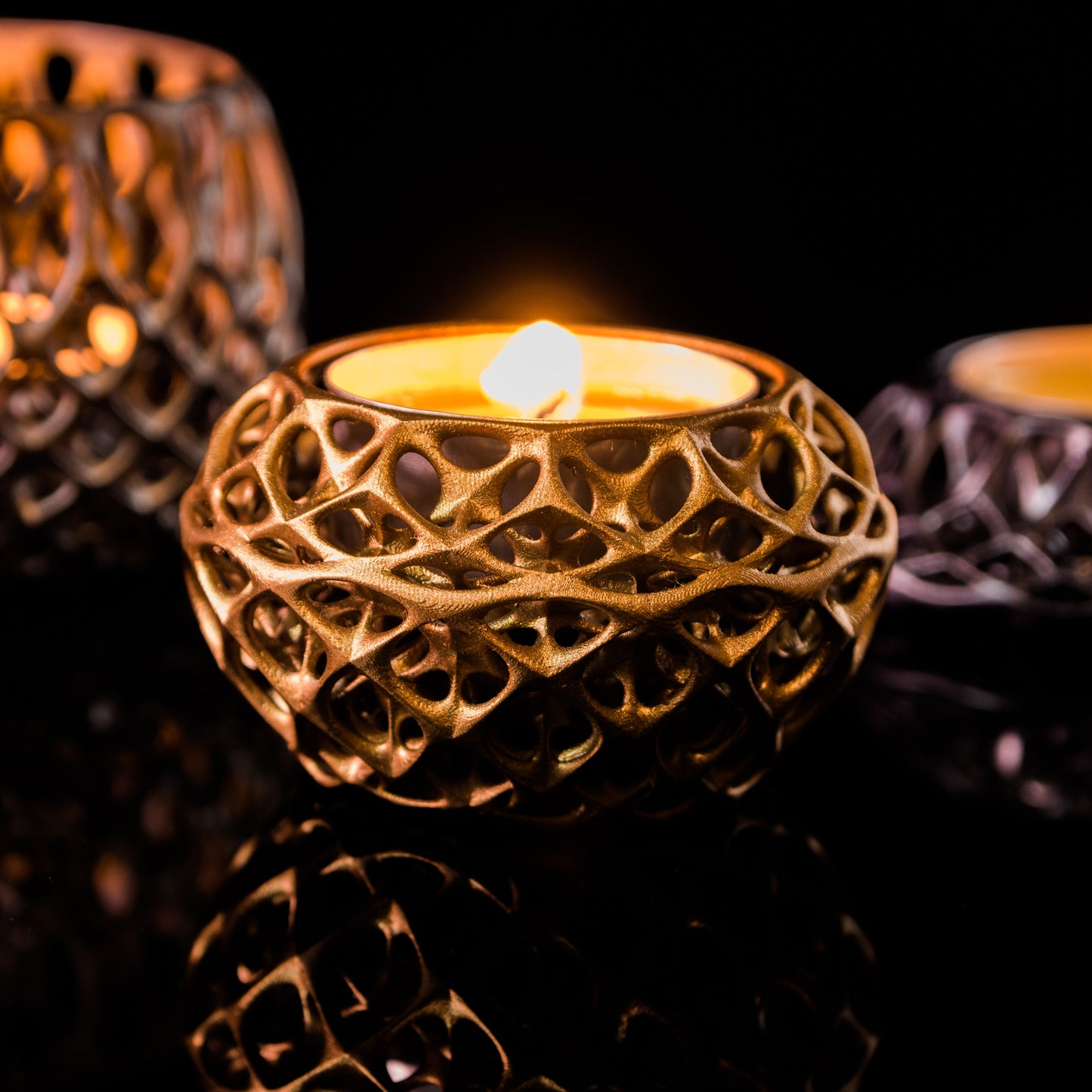 Basket Shaped Tealight Holder