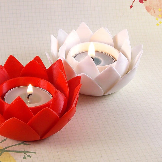 Geometric Flower Tealight Holder