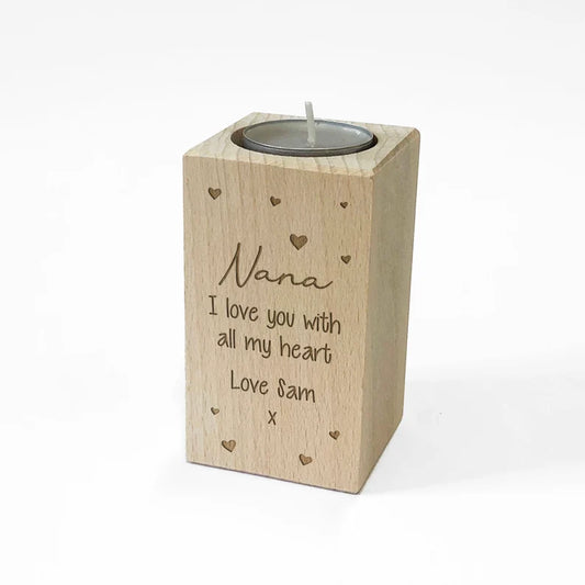 Wooden Tealight holder